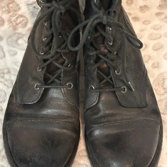 BORN Leather Women’sCombat Boots - Picture 5 of 7